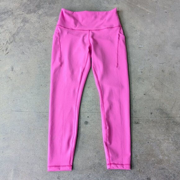 Lululemon Wunder Train High Rise Tight with Pockets 25" Moonlit Magenta size 8 - Picture 2 of 7